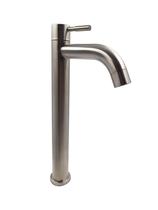 Torneira Banheiro Lavabo 1/4 Volta Bica Alta Aço Inox 304 SU118