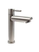 Torneira Banheiro Lavabo 1/4 Volta Bica Baixa Aço Inox 304 SU113