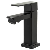 Torneira Banheiro Lavabo Pia Luxo Preto 1/4 de Volta - Fino Inox