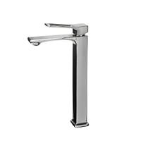Torneira banheiro lavabo quadrada cromada prata longa alta 1/4 volta 100% metal Torneira banheiro lavabo quadrada cromada prata longa alta 1/4 volta 100% metal