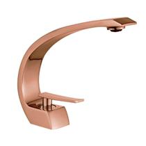 Torneira Banheiro Lavabo Rose Gold Slim Monocomando Premium