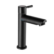 Torneira Banheiro Lavatório 1/4 Baixa Luxo Preto fosco - DECKCASA Torneira Banheiro Lavatório 1/4 Baixa Luxo Preto fosco - DECKCASA