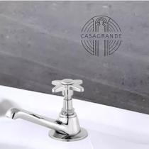 Torneira Banheiro Lavatório 1193 C-23 Metal CasaGrande Mundial para Cuba de Embutir - Um Novo Conceito.