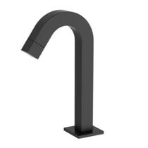 Torneira Banheiro Lavatório Bica Baixa Preto Fosco Quadrada Torneira Banheiro Lavatório Bica Baixa Preto Fosco Quadrada