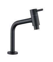 Torneira Banheiro Lavatório Inox Mesa Curta Preto NOX07B Doan