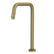 Torneira Banheiro/Lavatório Pratica Clean Dourada Gold Alta Torneira Banheiro/Lavatório Pratica Clean Dourada Gold Alta