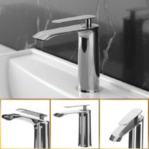 Torneira Banheiro Misturador 100% metal Premium Moscou Cromado