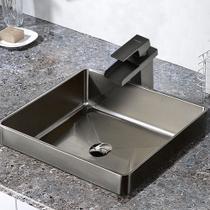 Torneira Banheiro Monocomando Lavatório Cascata Preto Za-802