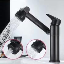 Torneira Banheiro Monocomando Quente e Fria com Difusor aroma essencial Luxo 360 Lavabo Rotativa