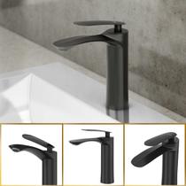 Torneira Banheiro Preto Quente e Fria Grécia Monocomando 100% Metal Premium GoldenX