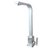 Torneira Banheiro Quadrit Cromada Aço Inox Bica Móvel