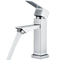 Torneira Banheiro Yab Cromada Água Fria Lavatório Metal Acabamento Premium