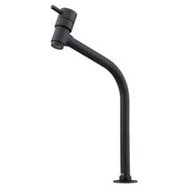 Torneira Bica Alta Lavatório 1208 Bk90 Eva Preto Fosco Fani