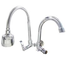 Torneira Bica Dupla Gourmet, Flexível E Móvel, Pia, Cozinha