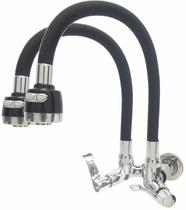 Torneira Bica Dupla Luxo Gourmet Preta, Parede, Pia, Cozinha Torneira Bica Dupla Luxo Gourmet Preta, Parede, Pia, Cozinha