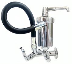 Torneira Bica Gourmet Flexível Preta, C/ Filtro, De Parede