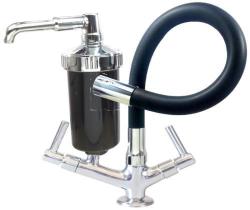 Torneira Bica Mesa Filtro 5/16 1/4 v Tubo Black C-70 Torneira Bica Mesa Filtro 5/16 1/4 v Tubo Black C-70