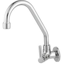 Torneira Bica Móvel De Cozinha Parede Alavanca 1/4 Cromada Torneira Bica Móvel De Cozinha Parede Alavanca 1/4 Cromada
