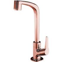 Torneira Bica Movel Lavatorio Abs Lorenzetti Rose Gold F-71 - 1195 - 1/4 Volta