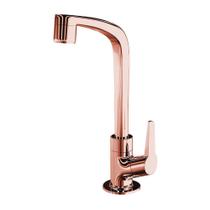 Torneira Bica Movel Lavatorio Abs Lorenzetti Rose Gold F-71 - 1195 - 1/4 Volta