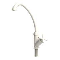 Torneira bica movel mesa pvc valeplast branca siena