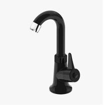 Torneira Bica Móvel Para Banheiro Plástico Preto Ihk Japi Black