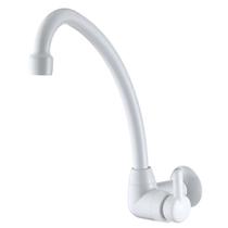 Torneira bica movél parede plástico 1168 f31 branco 7111015 lorenzetti 301647