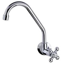 Torneira Bica Móvel Parede Saran 1166 C35 ABS - Ideal para Cozinha e Área de Serviço
