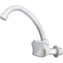 Torneira Bica Movel Pia Parede Abs Herc Branca - 2750