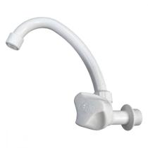 Torneira Bica Movel Pia Parede Abs Herc Branca - 2750
