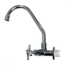 Torneira Bica Movel Pia Parede Metal Metrox 2060 - C-23 Lite Cromada