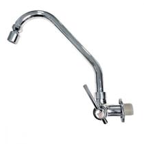 Torneira Bica Movel Pia Parede Metal Unifix - C-90 - 1/4 Volta - 2158 Cromada