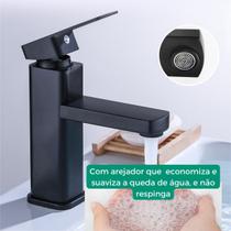 Torneira Bica Reta Água Quente Fria Moderna Pia Bancada Banheiro Lavabo Cozinha Industrial Luxo