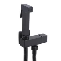 Torneira Bidê Quadrada Preto Fosco Alta Pressão 120cm1.0Mpa Torneira Bidê Quadrada Preto Fosco Alta Pressão 120cm1.0Mpa