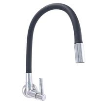 Torneira Black Gourmet Emborrachada Cozinha Parede C51 Reino