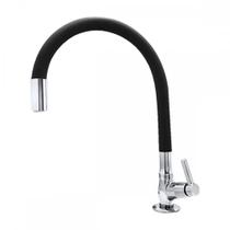 Torneira Bognar Pia Mes Gourmet 2069 Flex Preto