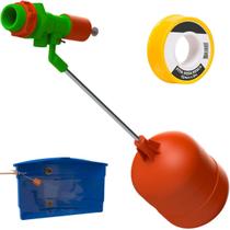 Torneira Boia Caixa D'Água 1/2 E 3/4 Air Lock + Veda Rosca