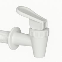 Torneira Branca Longa Rosca Alavanca Filtro Barro Galão Suco Drinks Pote Vidro