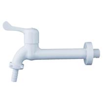 Torneira Civitt P/ Pia Parede Em Abs Branco 1/4 18cm