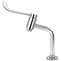 Torneira Clinica Hospitalar Mesa Alavanca Cotovelo Bica Baixa Metal