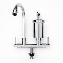 Torneira com Filtro ABS Acionamento 1/4 de Volta para Parede ou Bancada Água Filtrada