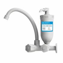 Torneira Com Filtro Bica Movel Parede Branca em PVC 2267 C31 INJETPLAST Torneira Com Filtro Bica Movel Parede Branca em PVC 2267 C31 INJETPLAST