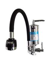 Torneira com Filtro Bica Preta Dois Jatos Parede