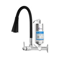 Torneira Com Filtro Cone Black Preta de Parede Para Cozinha 1 4 de Volta Tecnologia Carbon Block Dazie Metais