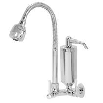 Torneira Com Filtro Cozinha Parede Gourmet Flexível Metal