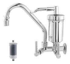 Torneira Com Filtro de Cozinha Bica Móvel Arejador Articulado Gourmet Parede