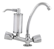 Torneira Com Filtro De Pia Bica Alta Equation Cromada C50