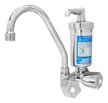 Torneira com filtro e arejador luxo cromada