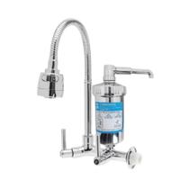Torneira Com Filtro e Bica Movel Metal Com Copo Abs C50 Parede 1/2x3/4 Um Novo Conceito.