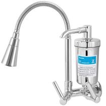 Torneira Com Filtro Gourmet Pia Cozinha De Parede Metal Cone CasaGrande Mundial - Um Novo Conceito.